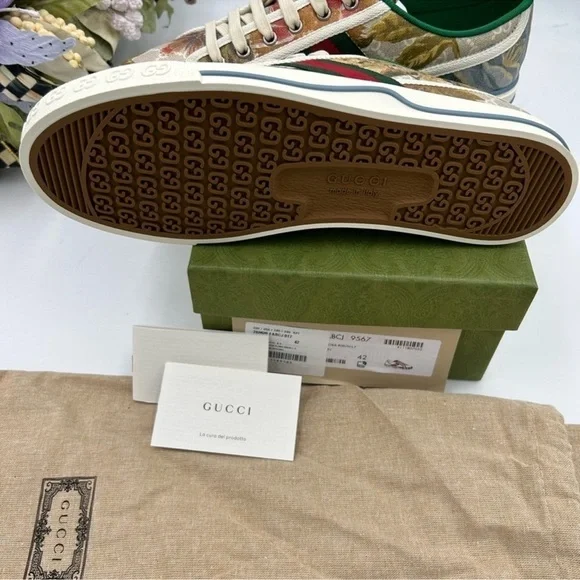 Women’s Gucci tennis 1977 low top sneakers size 42 made in Italy. - Picture 5 of 8